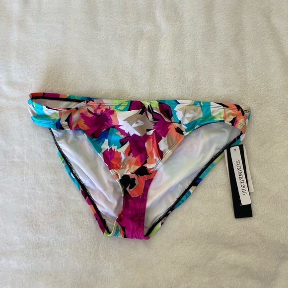 La Blanca Multicolor Floral Bikini Bottom - Picture 1 of 7